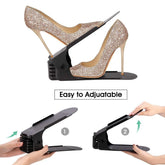 Shoe Slots Organizer – Adjustable Shoe Stacker Space Saver (Each)