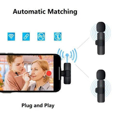 K9 Dual Professional Wireless Type-a, Type-c and Lightning Microphone