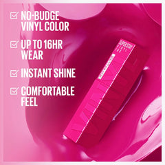 Original Maybelline Super Stay Vinyl Ink Liquid Lipstick -155 Upbeat