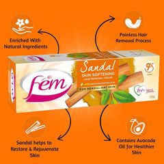 Fem U.S.A. Sandal Hair Removal Cream - 120g
