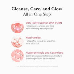 Medicube PDRN Pink Niacinamide Whip Cleanser - 120g - Made in Korea