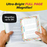 Eye Candy AS-SEEN-ON-TV Full Page Book Magnifier and Light to See Pages 3X Bigger