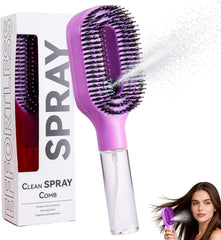 Wanmei 2-in-1 Water Mist Spray Hair Brush - All Hair Types - Each
