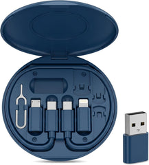 USB C Adapter Kit, Multi Charging Cable Storage Box