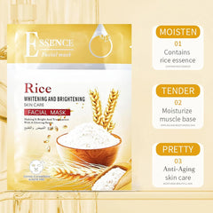 Oyax Rice Whitening and Brightening Facial Mask - 10 PCS