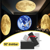3D Moon Earth Projection LED Lamp