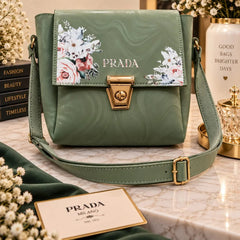 Prada Floral Crossbody Bag