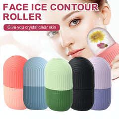 Ice Face Roller Mold – Reusable Silicone Beauty Cube for Glowing Skin