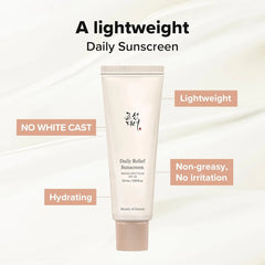 Beauty of Joseon Daily Relief Sunscreen Broad Spectrum SPF 40 – 50ml (Made in Korea)