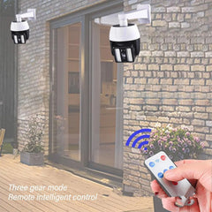 Dummy Simulated Surveillance Camera with Flashing Red LED