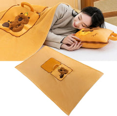Multifunctional Capybaras Pillow 2 In 1 Hand Warmer