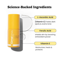 Timeless 20% VItamin C Serum with Vitamin E & Ferulic Acid - 30ml