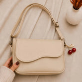Shoulder Crossbody Bag with Cherry Charm