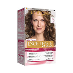 L'Oréal Paris Excellence Creme Coloration Triple Soin 6 Blond Fonce