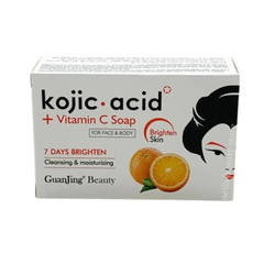 Guanjing Kojic Acid Moisturizing And Whitening Orange Soap for Face and Body