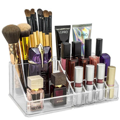 4 Compartments Makeup Lipstick Storage Container
