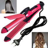Nova 2 In 1 Professional Hair Curler & Hair Straightener