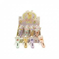 Mini Plastic Cartoon Rabbit Fruit Tree Fan Toy