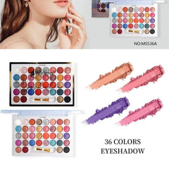 Mielena 36 Colors Eyeshadow Palette