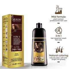 5 in 1 Muicins Ultimate Hair Color Shampoo 200ml