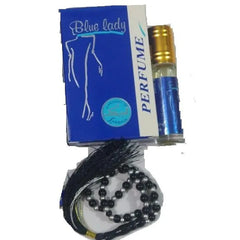 Original labbaik Blue Lady attar With Tasbeeh - 6ml