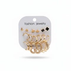 Fashion Jewelry 9 pair combo earings Set