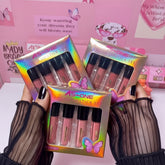 KS-One 4Pcs Nude Lip Gloss Set