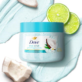 Dove Tropical Coconut & Lime Body Scrub, Glycerin, Lauric Acid - 425g