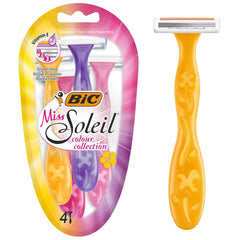 BIC Miss Soleil Colour Collection Lady Razors - 4-Pack