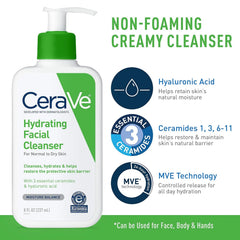 CeraVe Hydrating Facial Cleanser – 355ml