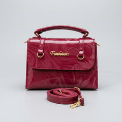 Fashion Marble Print Flap Top Handle Crossbody Bag with Shoulder Strap