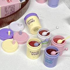 CAPPUVINI Stain-resistant Straw Cup Lip Gloss 3(Pcs) Set