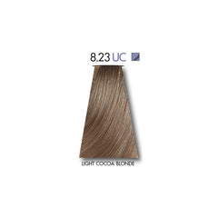 Keune Ultimate Cover Light Cocoa Blonde 8.23 with Keune Developer 20 Volume - 60 ml