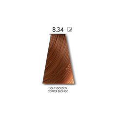 Keune Tinta Deal Light Copper Golden Blonde 8.34 with Keune Developer 20 Volume - 60 ml