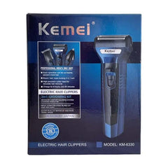 3 in 1 Kemei KM-6330 Professional Hair Trimmer Super Grooming Kit