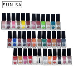 Sunisa 36 colors Peel Off Nail Polish Set