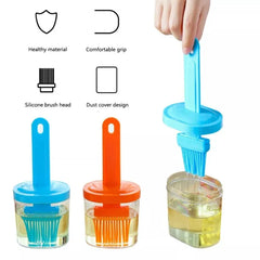 Silicone Oil Brush Bottle with Brush Oil Dispenser
