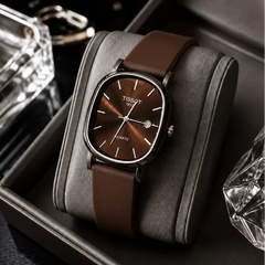 Tissot Oval Dial Silicone Strap Quartz Watch
