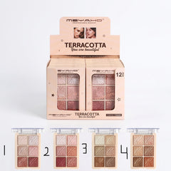 MSYAHO Terracotta - 6 Color Shimmer Eyeshadow Palette