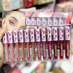 KS-ONE Matte Lip Gloss Set - 12-Piece