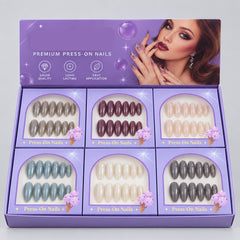 Romantic Myth Cat's Eye Press On Gel Nails