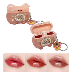 MLUNDO 1PCS Earphone shaped The unique design lip gloss