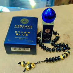 Versace Pour Homme Dylan Blue Attar with Tasbeeh - 6ml