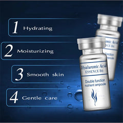Bioaqua Hyaluronic Acid Essence B6 Moisturizing Anti‑Wrinkle Facial Serum - 10Pcs × 5ml