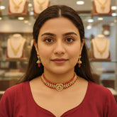 Moti Shisha Choker Set