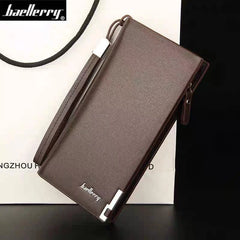 Baellerry Long Leather Clutch Wallet