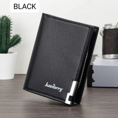 Baoilorry Leather Slim Bifold Wallet