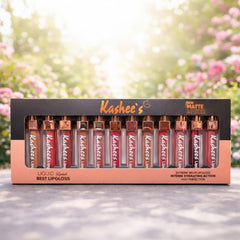 Kashees Matte Lipgloss - 12 Pcs Set