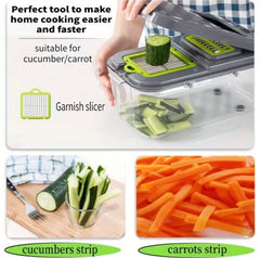 22 in 1 Multifunction Vegetable Chopper Fruit Slicer Mandoline Slicer Cutter