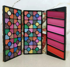 Miss Ayesha 100 Color Eyeshadow Palette & 6 Color Blush-on